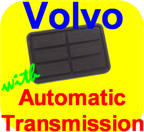 Brake Pedal Pad Volvo 740 760 780 940 960 S90 V90 Auto-3767