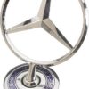 Hood Star Emblem Mercedes 300 400 SE SEL 500SEL 600SEL S320 S350 S420 S500 S600-0