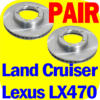 Front Disc Brake Rotors for Toyota Land Cruiser Lexus LX470-2844
