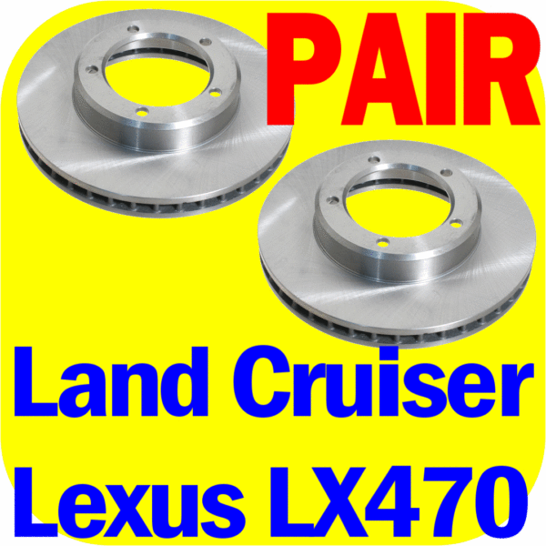 Front Disc Brake Rotors for Toyota Land Cruiser Lexus LX470-2844