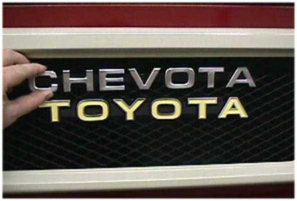 Chevota Front Radiator Grill Emblem for Toyota Land Cruiser FJ40 FJ45 V8 SBC-1772