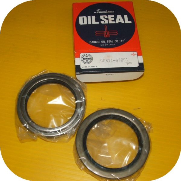 2 Front Outer Axle Seal Land Cruiser LX450 Toyota Truck-0