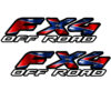 2 FX4 RED BLUE WHITE 97-08 Ford Pickup Truck Bed Side Decal Sticker F150 F250-0