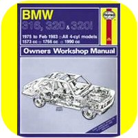 Repair Manual Book BMW 320i 320 E21 M10 Owners Workshop-0