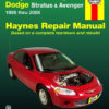 Repair Manual Book Dodge Stratus Avenger Sebring 95-05-0