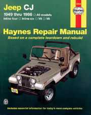 Repair Top Shop Manual Book Jeep CJ5 CJ7 CJ8 Scrambler-0