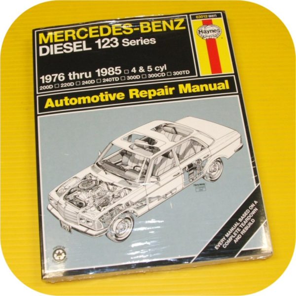 Repair Manual Book Mercedes Benz 240 300 d diesel 123-0