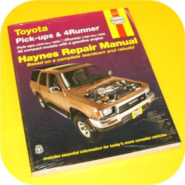 Repair Manual Book Toyota Pickup Truck 4Runner 79-95-0
