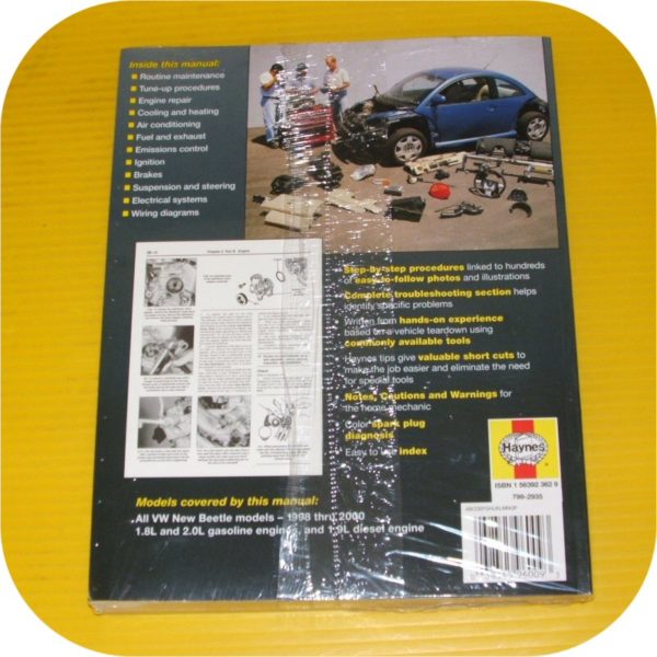 Repair Manual Book VW Beetle Volkswagen Owners Workshop-2004