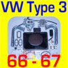 32/36 Weber Carb Kit Type 3 Volkswagen Sqareback 66 67-6138