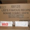 500 Lee's Chicken Sealed Napkin Packs spork case-0