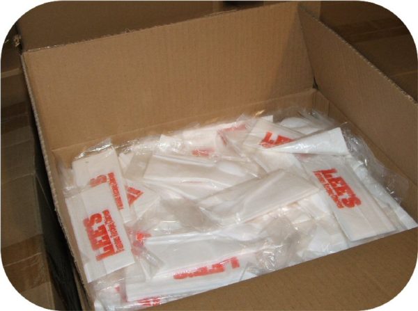 500 Lee's Chicken Sealed Napkin Packs spork case-5303