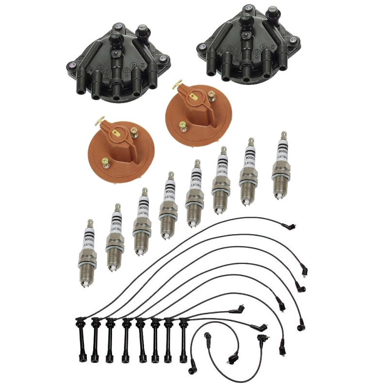 To 7/97 Tune Up Kit Air Gas Filters Cap Rotor Wires Plugs for Lexus LS400 1995-1997