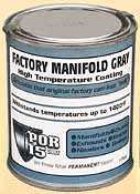 Half Pint of Factory Manifold Gray POR15-0