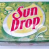 12 pack of SUN DROP Cans citrus cola pop drink SUNDROP Soda-0