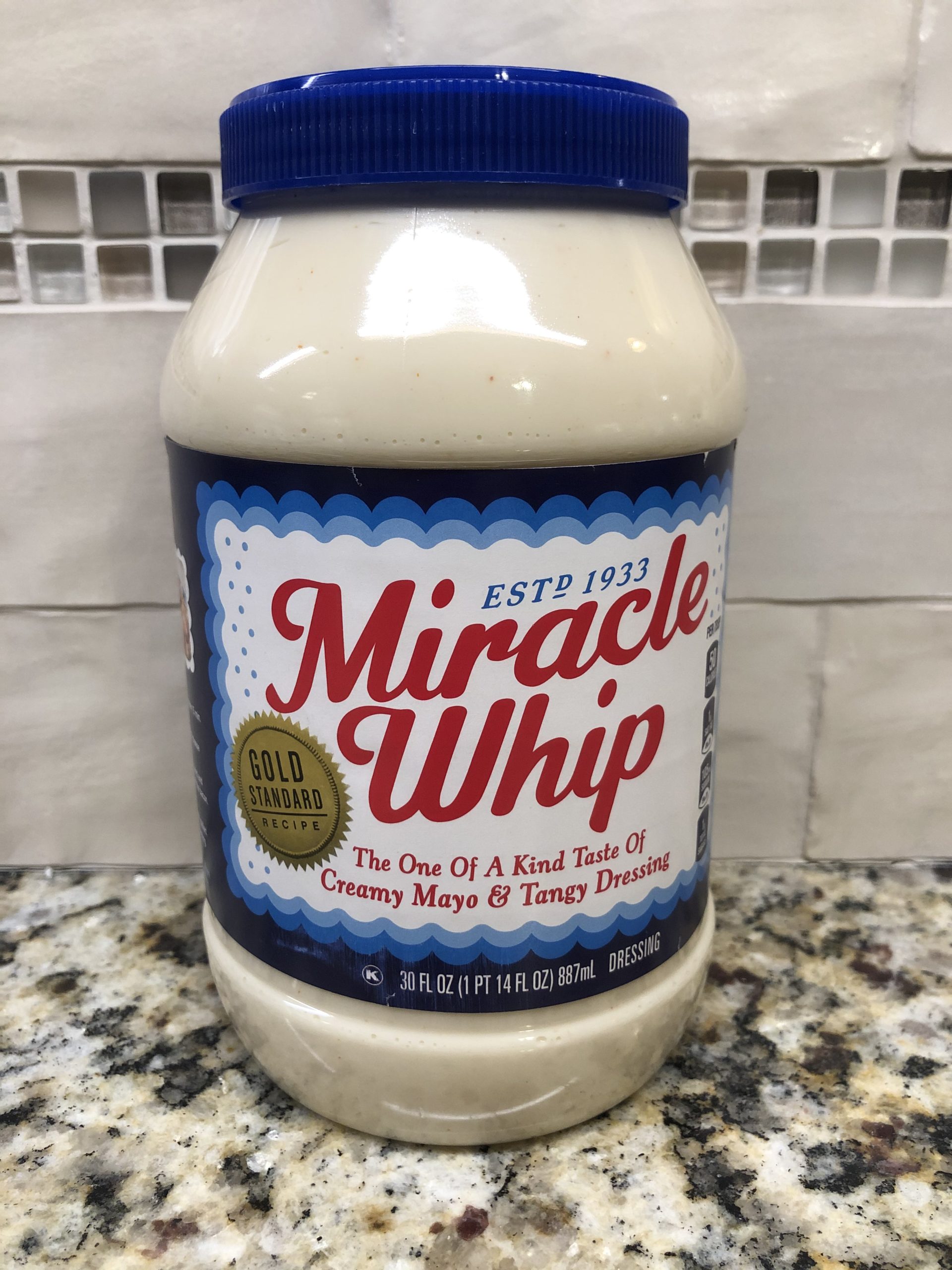 Miracle Whip Original Dressing 30 oz Mayonnaise Mayo Salad Kraft ...
