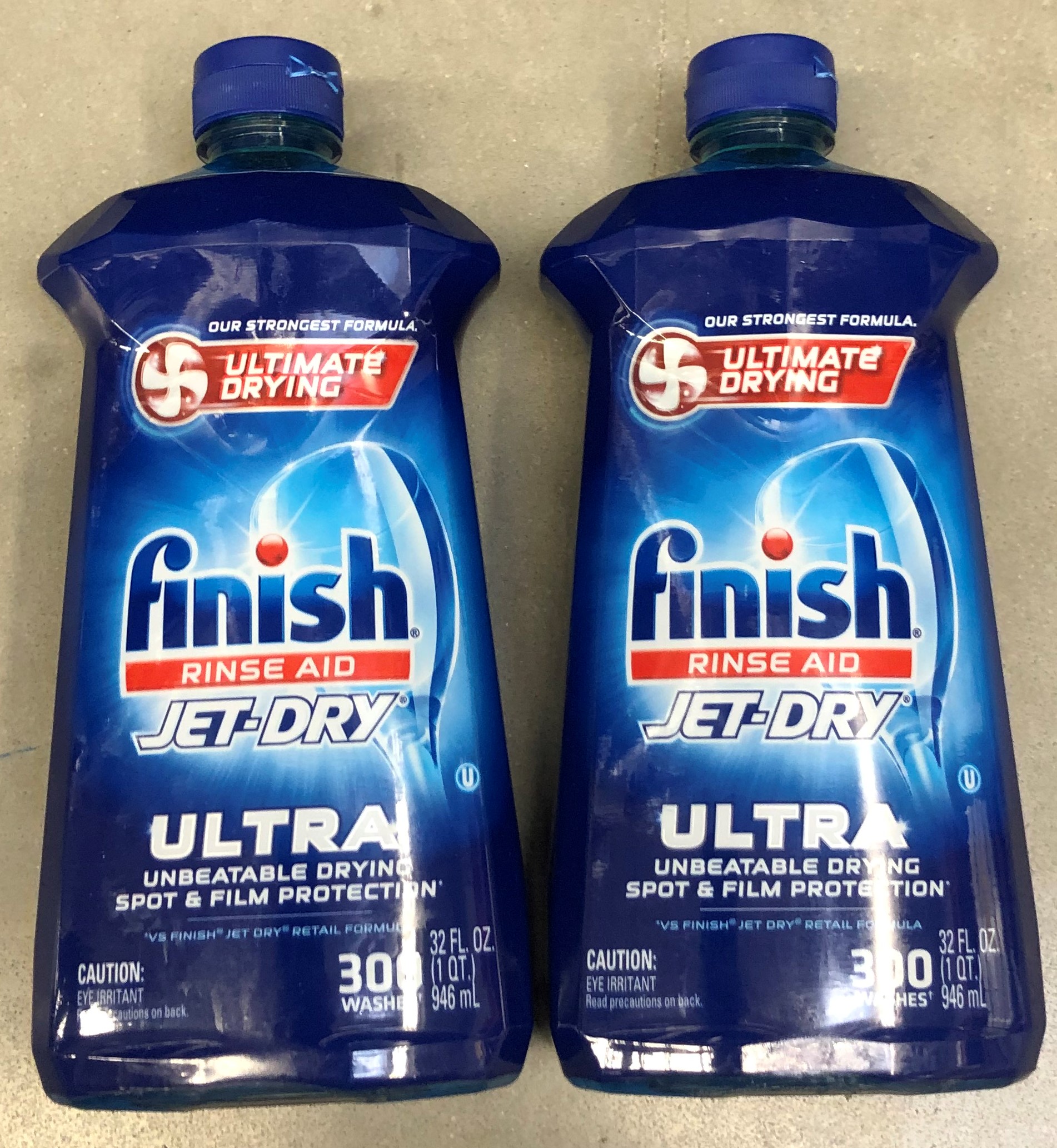 Finish Jet-Dry Rinse Aid, 32oz, Dishwasher Rinse Agent & Drying Agent