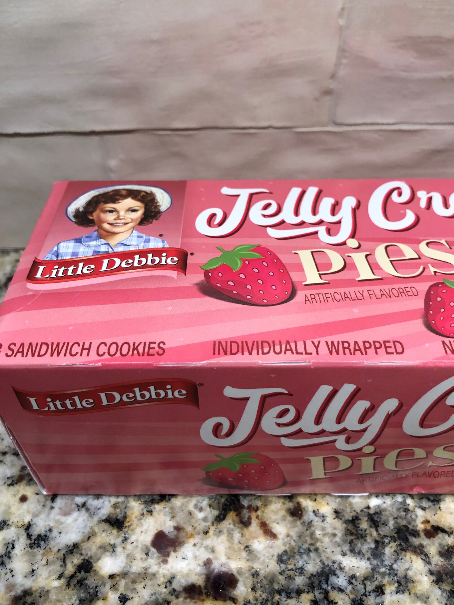 Little Debbie Strawberry Jelly Creme Pies 10 oz Sweet Rolls Cookie ...