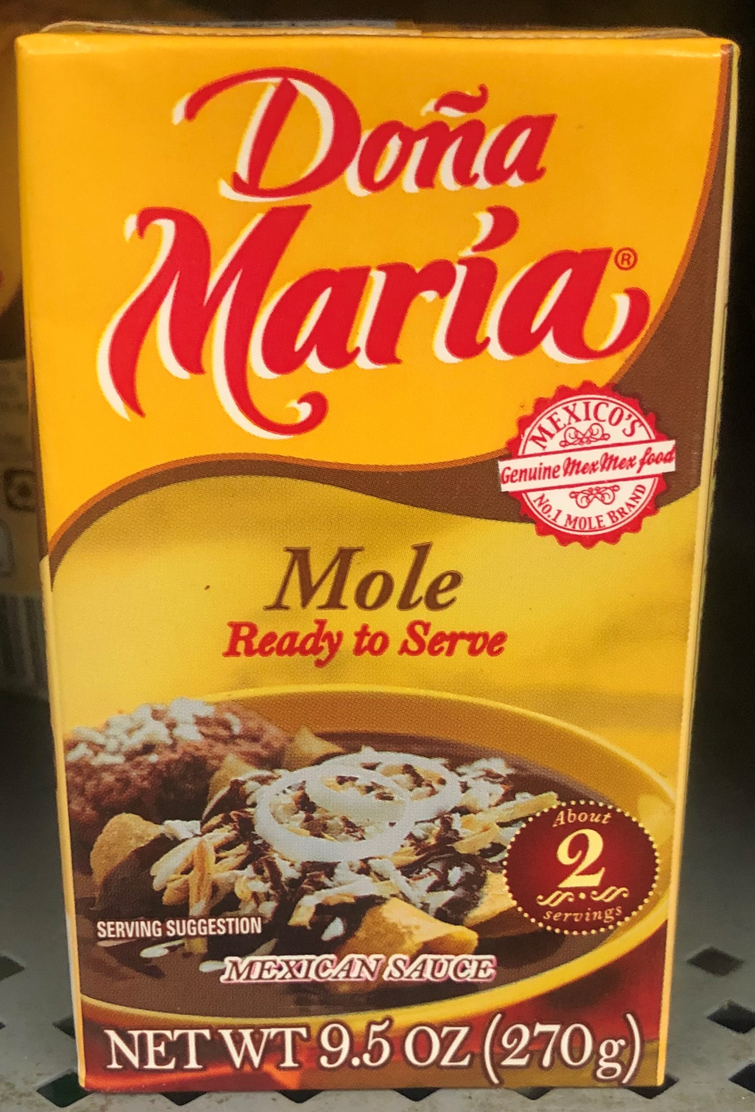 Барбекю и горячие соусы Dona Maria Mole Ready to Serve Mexican Sauce 9.5 Oz...