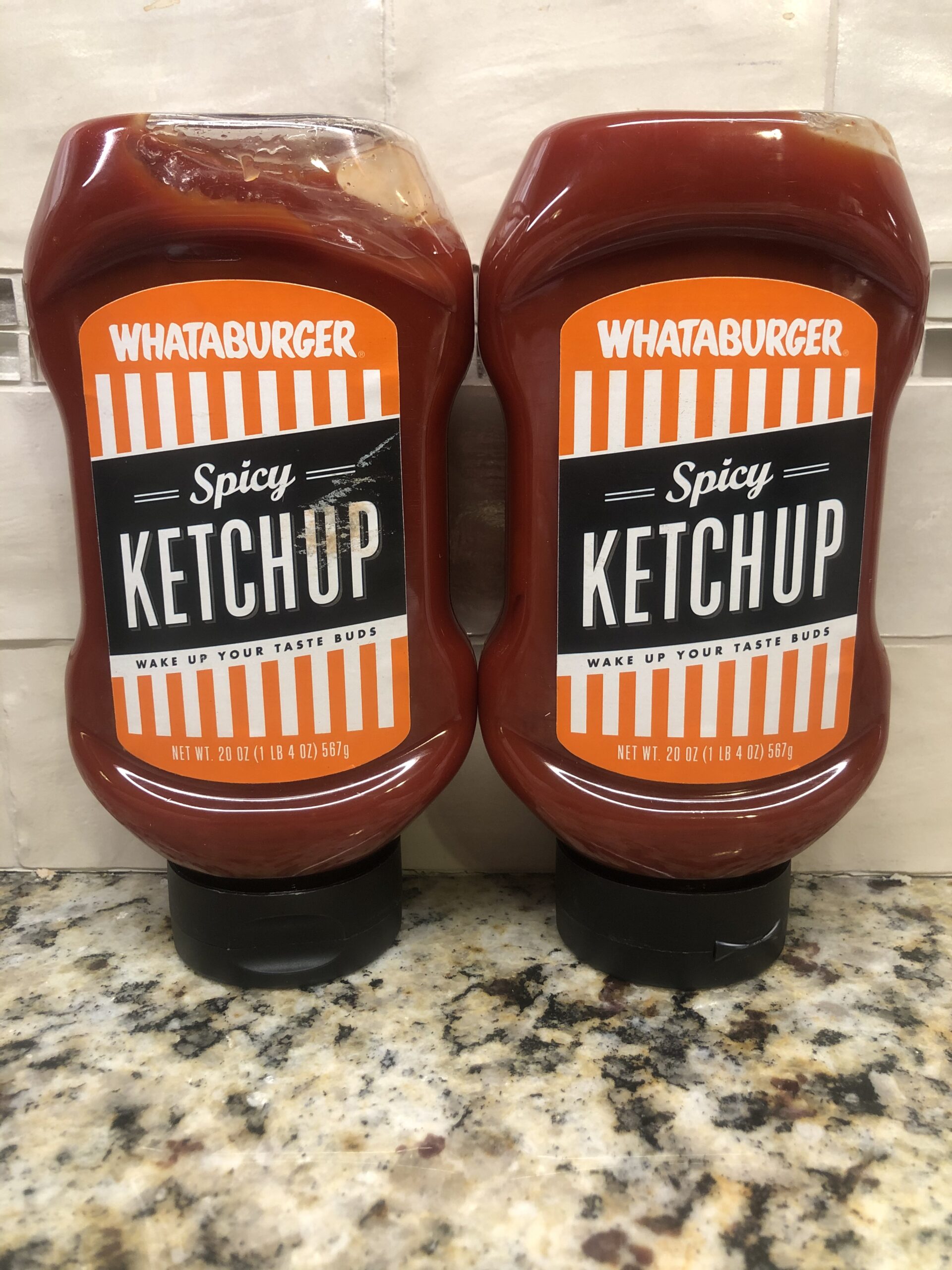 Whataburger Spicy Ketchup, 20 oz Lot of 2