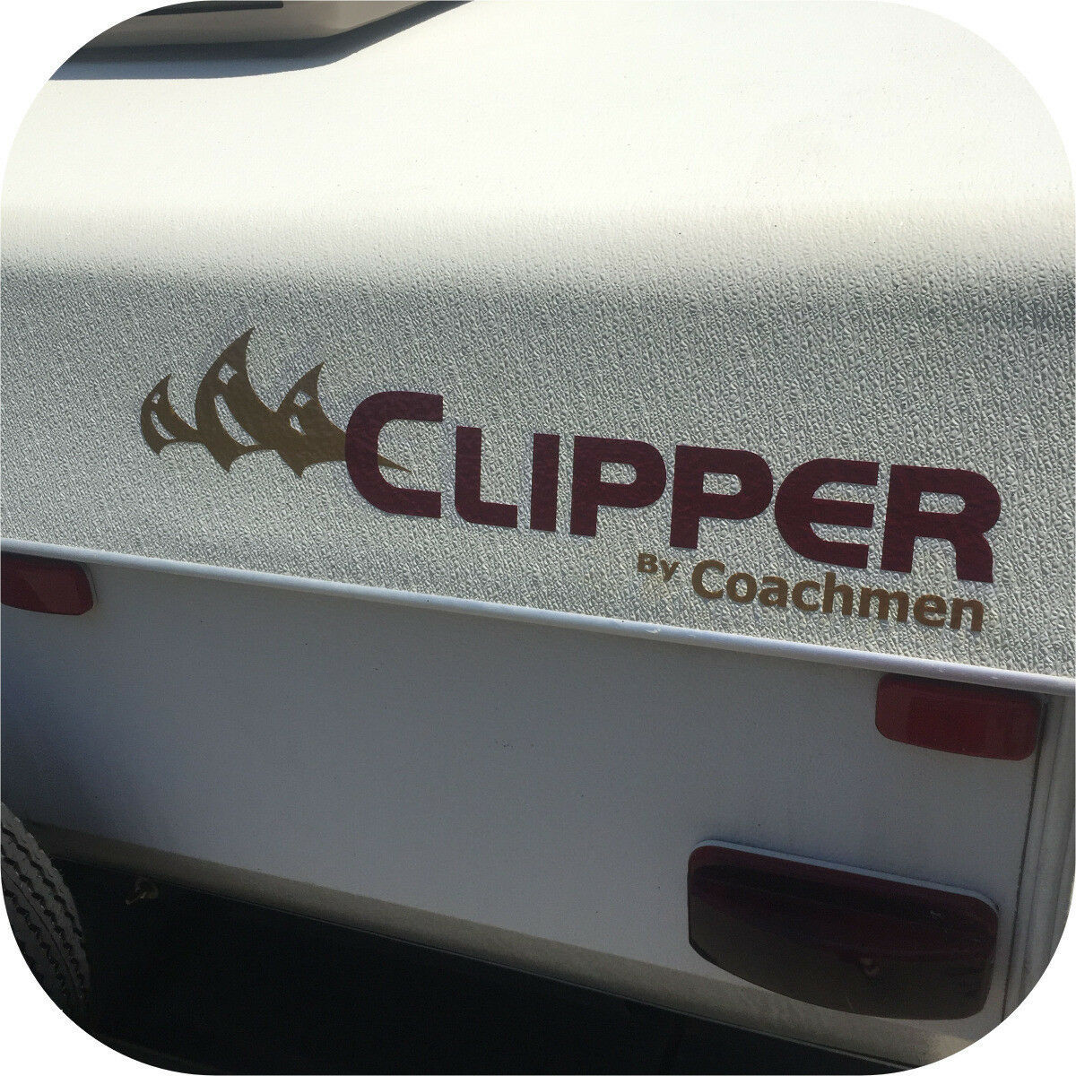 2 Stickers Decals for Coachmen Clipper Pop Up Camper 106 107 Sport 1270 POPUP